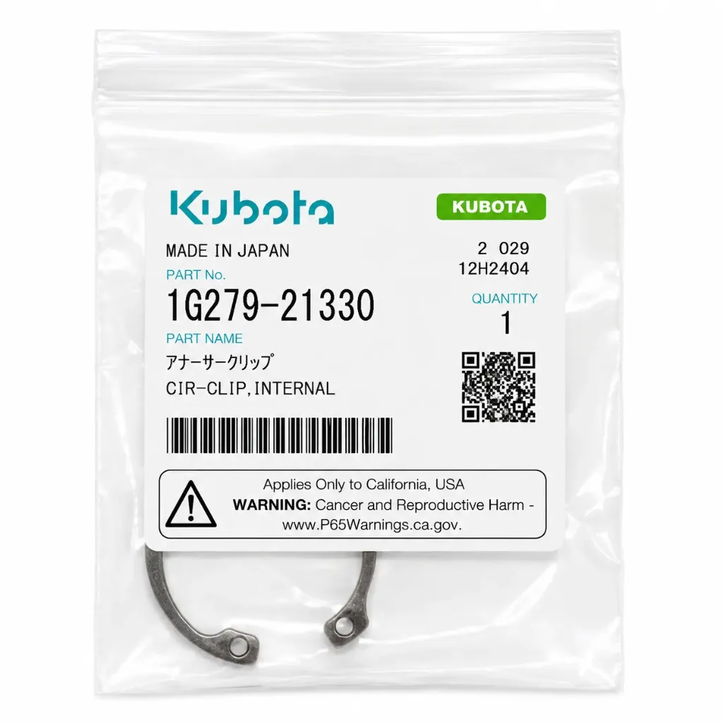 حلقة تثبيت Kubota Internal Circlip 1G279-21330