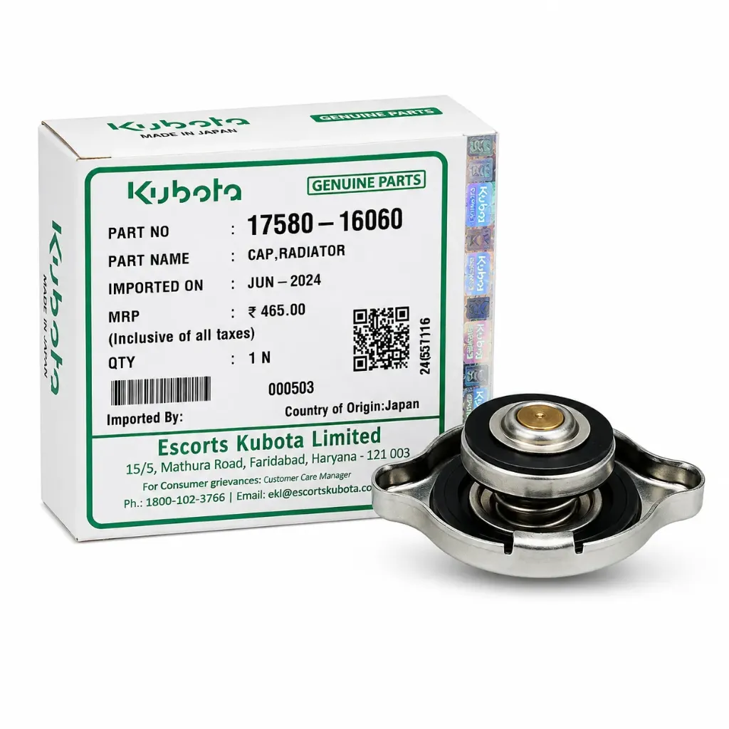 [KUB-RCAP-1758016060] غطاء ريدتر Kubota Radiator Cap 17580-16060