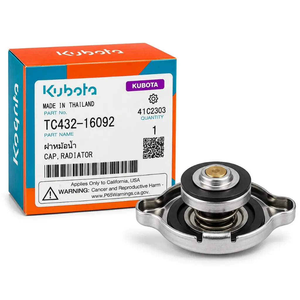غطاء رديتر Kubota Radiator Cap TC432-16092     (TC432-16090)