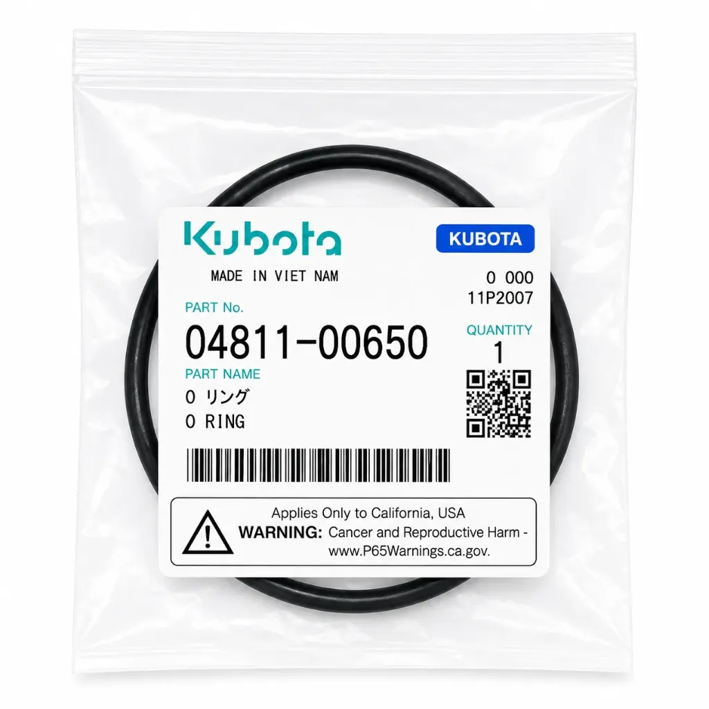 اورنج سيل هيدرولك Kubota O-Ring 04811-00650