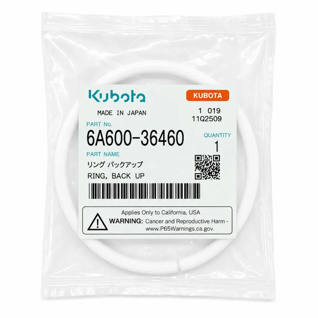 [KUB-BACKUPRING-6A60036460] حلقة Kubota Genuine Back-Up Ring