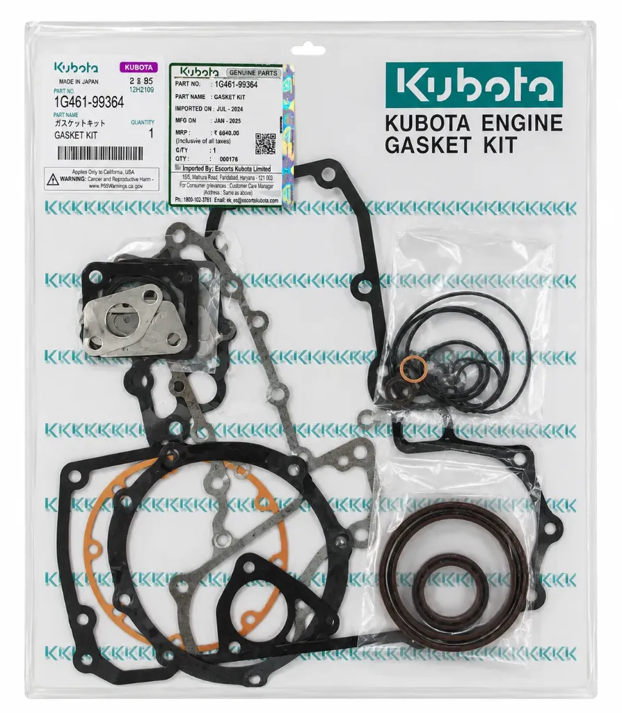 [KUB-GKT-LWR-1G46199364] طقم جازكيت Kubota Engine Gasket Kit 1G461-99364