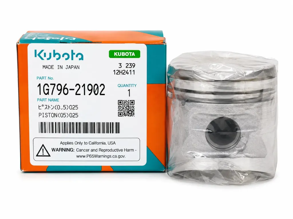 بستن Kubota Engine Piston +0.25 1G796-21902
