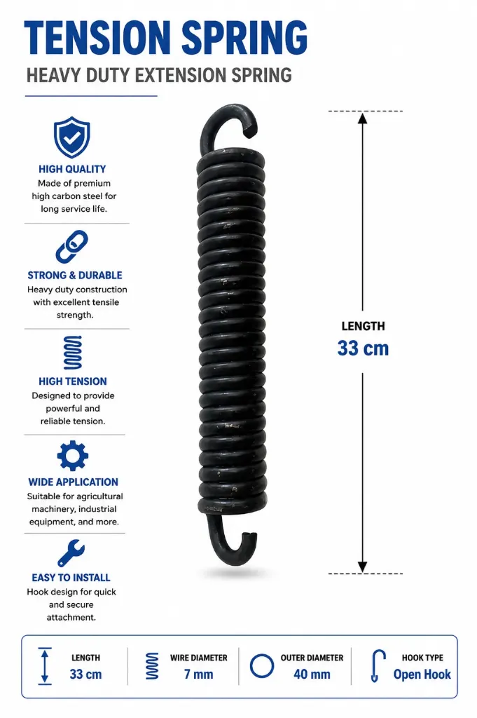 زنبرك شد مقاس L33cm