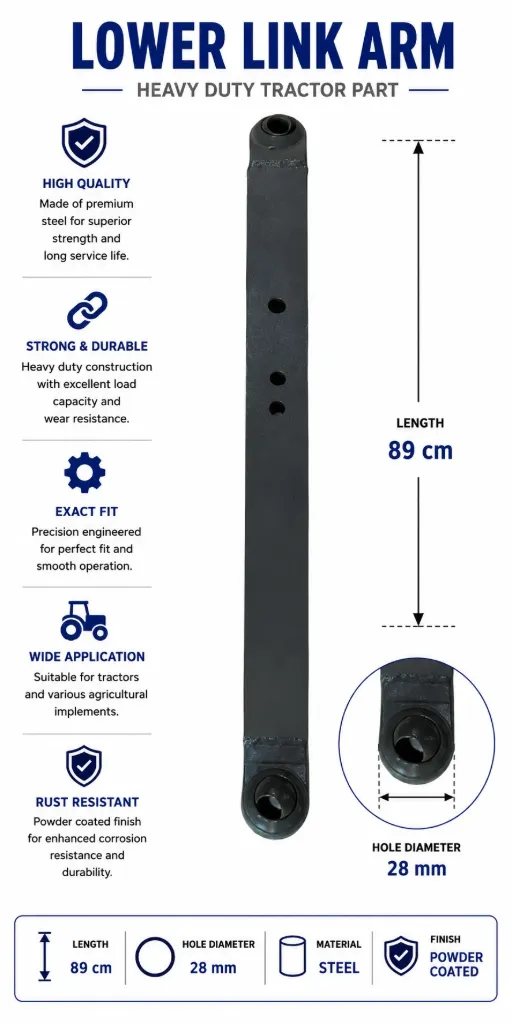 ذراع هيس سفلي L89cm-D28mm