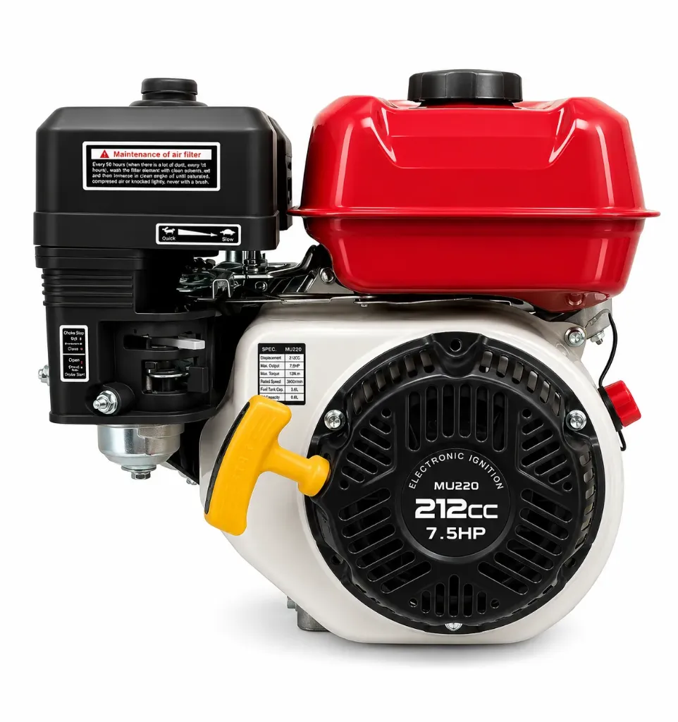 [MU-MU220-212CC-7.5HP] ماطور MU220 212cc Gasoline Engine 7.5HP – Recoil Start