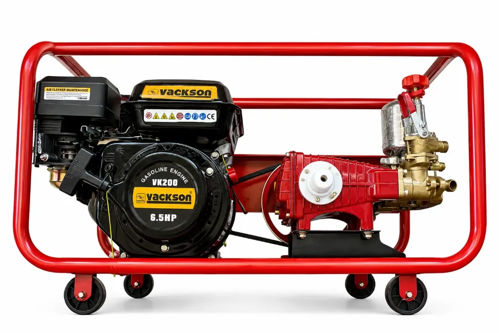 [VACKSON-VS45-VK200] بمبم مع ماطور VACKSON Power Sprayer VS-45 with VK200 6.5HP Gasoline Engine