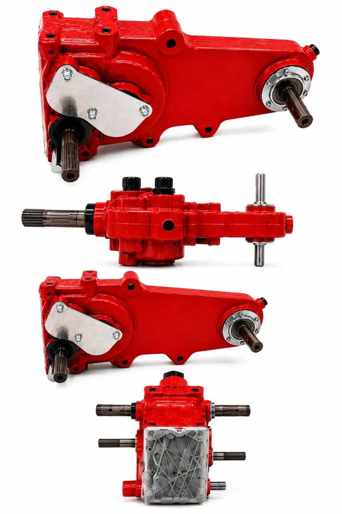 جير حديد للحراثات اليدوية         Iron Gearbox for Power Tillers – R021 – Red