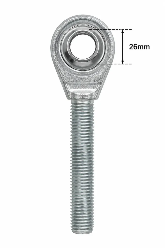 وصلةميزانية هيس وسط Top Link End – Tractor Three-TRETLEL20 D26mm Point Hitch
