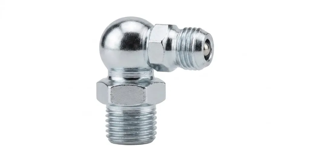 نبل Straight Grease Nipple 90° - 5/16mm