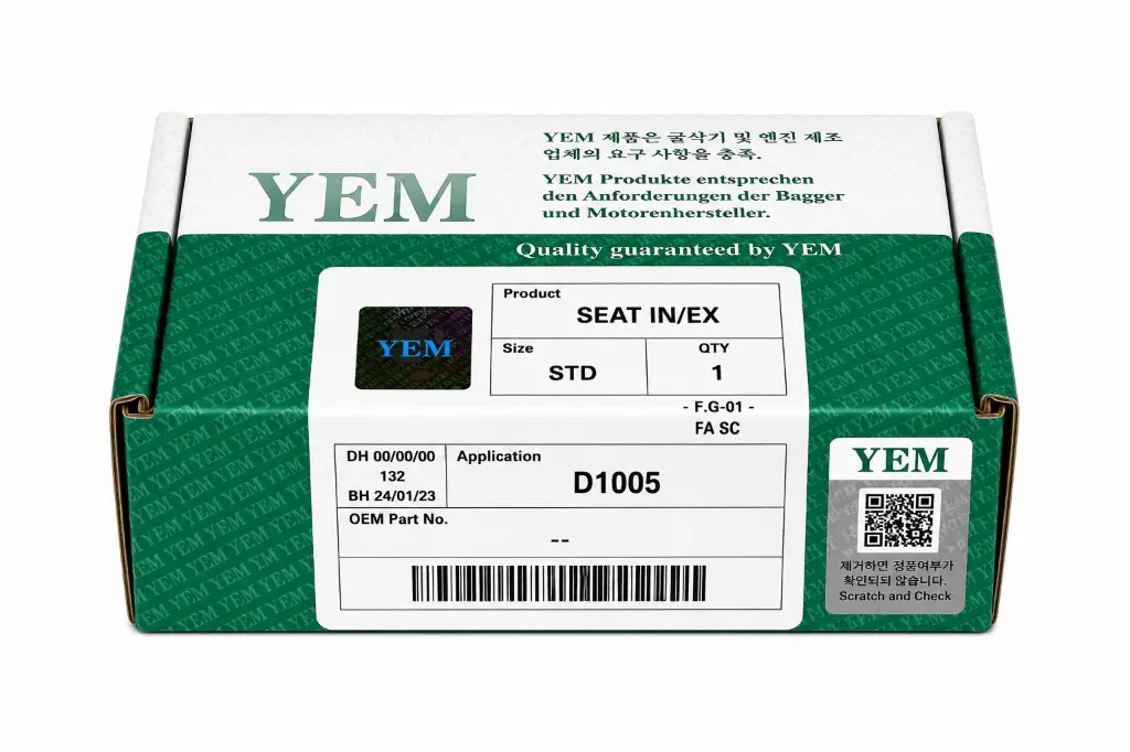 قاعدة صمام YEM Valve Seat IN/EX D1005 STD