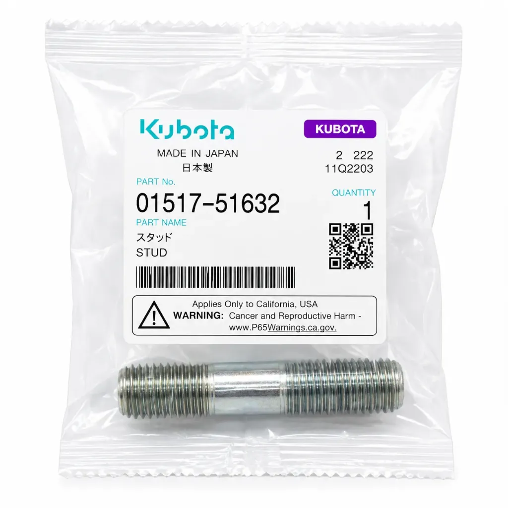 [KUBOTA-STUD-01517-51632] مسمار تثبيت Kubota Stud 01517-51632